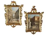 Die Seufzerbrücke by Giovanni Grubacs, oil on canvas, sold Sep 2024