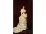 Portrait Einer Dame by Jules-Émile Saintin, oil on canvas, offered Jun 2024