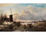 Untitled by Jan Jacob Spohler, oil on canvas, sold Sep 2022