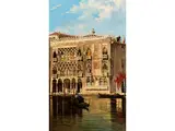 Die ca' D'oro, Venedig by Antonietta Brandeis, oil on panel, sold Dec 2016