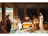 Untitled by Pierre Olivier Joseph Coomans, oil on canvas, sold Sep 2022