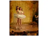 Die Ballettvorstellung by Otto Eduard Pippel, oil, offered Mar 2015