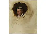 Portraitbildnis Eines Herren aus dem Englischen Hochland by Edwin Henry Landseer, oil on canvas, offered Sep 2017