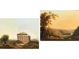 Ansicht vom Concordia-tempel by Giovanni Cobianchi, oil on canvas, offered Jun 2023