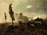 Grosses Schlachtengemälde by Louis Kolitz, oil on canvas, sold Dec 2018