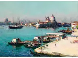 Ansicht von Venedig by Jean-Baptiste Olive, oil on canvas, sold Mar 2026