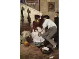 Der Innige Moment by Giacomo Favretto, oil on canvas, offered Mar 2026