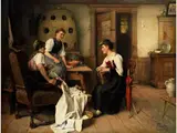 Jahrmarktherzl by Alexander Koester, 1864 Bergneustadt – 1932 München, oil on canvas, offered Dec 2019