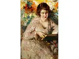 Das Grüne Buch by Vincenzo Irolli, oil on canvas, offered Dec 2016