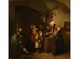 Im Krämerladen by Felix Schlesinger, oil on panel, offered Dec 2016