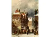 Mit Zahlreichen Figuren by Charles Leickert, oil on panel, offered Mar 2019