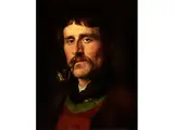 Südtiroler Bauer by Franz Defregger, oil on panel, sold Jun 2016