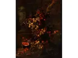 Früchtestillleben mit Antiker Steinvase by Jan Pauwel Gillemans the Younger, oil on canvas, sold Dec 2015