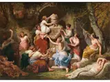 Die Opfergabe an Priapus by Henri-Pierre Picou, oil on canvas, sold Mar 2023
