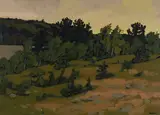 Musquash Lake by Bruno Joseph Bobak, oil on canvas, sold Feb 2023