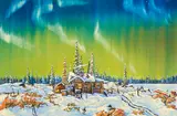 Cabin Fever by Rod Charlesworth, oil on canvas, sold Feb 2023