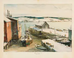 Grand Passage, N.S. (Digby Neck) by Jack L. Gray, watercolour on paper, sold Feb 2023