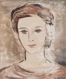 Portrait by Stanley Morel Cosgrove, oil on board, sold Feb 2023