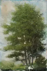 Cameo 23 by Peter Hoffer, mixed media on canvas, sold Jan 2023