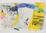 Travel Diary #2: The Irish Loop by Anne Meredith Barry, 1998, mixed media on paper, sold Feb 2023