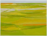Marshlands by Gordon A. Smith, 1980, silkscreen on paper, sold Feb 2023