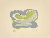 Aus: „Si je mourais là-bas by Georges Braque, 1962, Farbholzschnitt auf Velin, sold Jan 2025