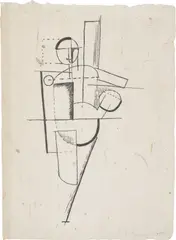 Figur by Willi Baumeister, 1919, Lithografie auf Japan, sold Feb 2024