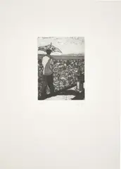 Lapeyrouse Wall by Peter Doig, 2004, Aquatinta auf Velin, sold Feb 2025