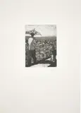Lapeyrouse Wall by Peter Doig, 2004, Aquatinta auf Velin, sold Feb 2025