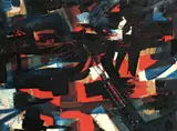 Ohne Titel by Fred Thieler, 1953, Öl auf Karton, sold Nov 2008