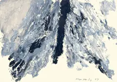 Der Baum by Armando, 1987, Öl auf dickem Schoeller-Karton, sold Jun 2009