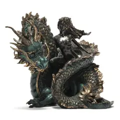 Dragon Bride by Tiefeng Jiang, Patinated bronze, sold May 2025