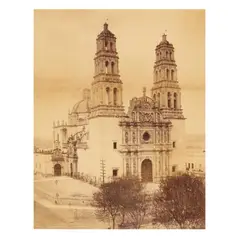 The Cathedral, Chihuahua, Mexico by William Henry Jackson, Photographic print, sold May 2025