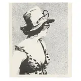 The Hat by Maud Gatewood, Lithograph, sold May 2025