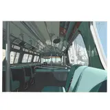 Bus Interior by Richard Estes, Screenprint in colors on Fabriano Cottone Paper, sold May 2025