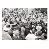 JFK Campaigns, Charlotte, North Carolina by Bruce Roberts, 1960, Gelatin silver print, sold May 2025
