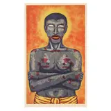 Tattoo by Alison Saar, Lithograph in colors, sold May 2025