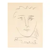 Pour Roby by Pablo Picasso, Etching, sold May 2025