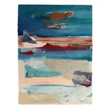Color Strata / Freeing the Line by Nancy Tuttle May, Acrylic, sold May 2025
