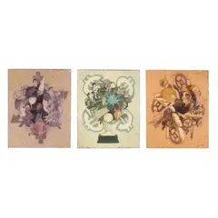 Triptych by Patrick Glover, Each an oil on canvas painting, sold May 2025