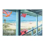 Beach Music (Morehead City, N.C.) by Glenn Wilcox, Acrylic on canvas, sold May 2025