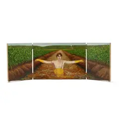 Cornfields by Beth Blake, Oil on panel, sold May 2025