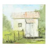 A Window Seat by Amy Sullivan, Oil and wax on panel, sold May 2025