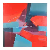 Untitled by Bob Rankin, Acrylic on canvas, sold May 2025