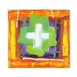 Pius Icon by Hunter Hadley, Acrylic on canvas, sold May 2025