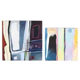 Acceptance / The Train to Kew (Two Works) by Gordon Jameson, Each an acrylic on panel, sold May 2025