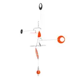 Kinetic Mobile (Orange and Black) by Bud Scheffel, Contemporary, sold May 2025