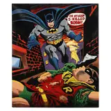 Batman And Robin by Steve Kaufman, Oil on canvas, sold May 2025