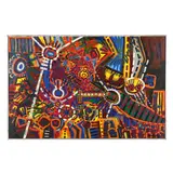 Insect Machine by Robert Barnard, Acrylic on canvas, sold May 2025