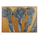 Three Figures Movin' On by Robert Barnard, Acrylic, sold May 2025